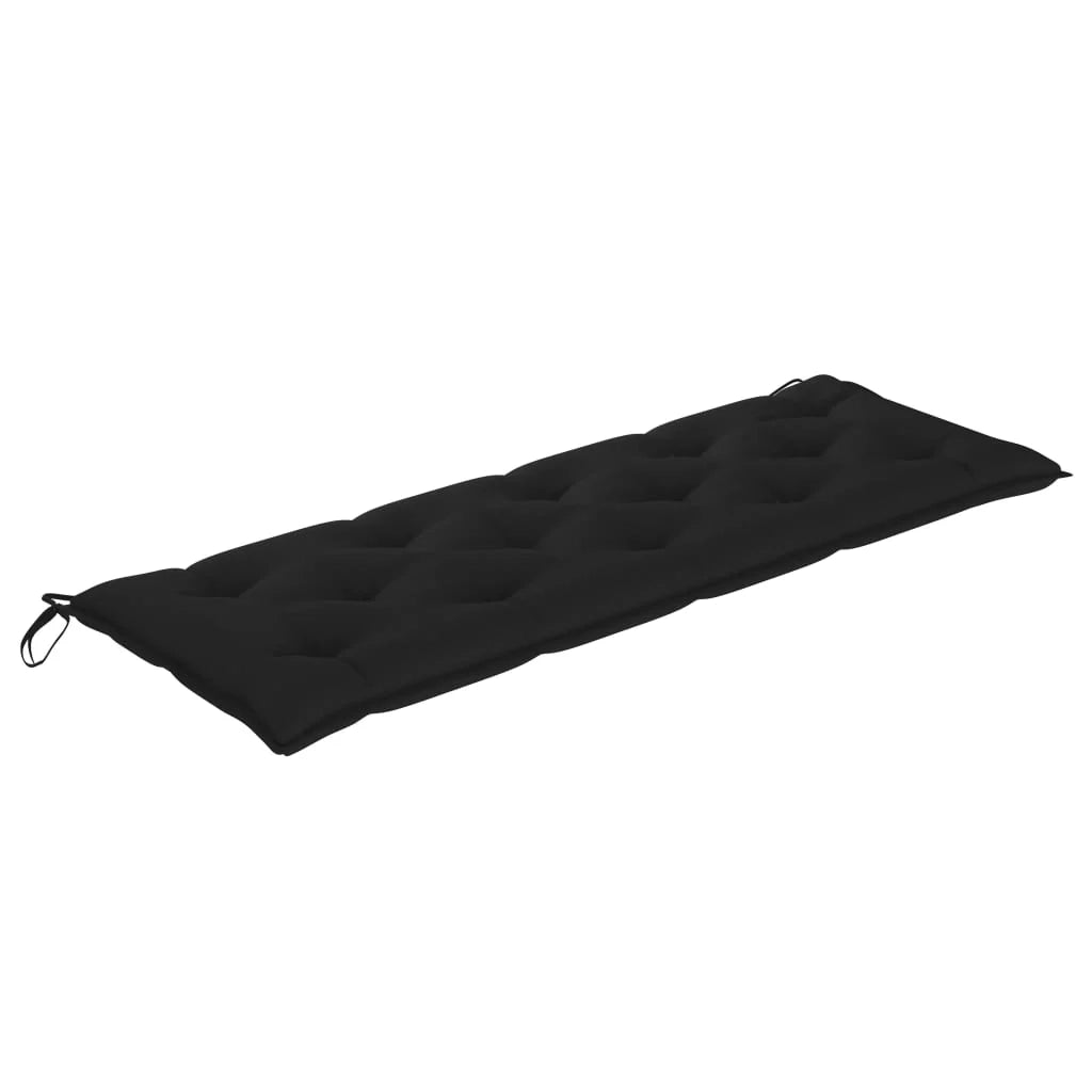 Panca da giardino mobili da esterno per patio panca da terrazza impilabile con cuscino 159 cm legno massello di teak 02_0011702
