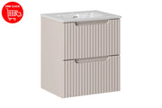 Set mobili bagno 50 cm con lavabo per mobile SKY Nova Cashmere 50 x 1401 x 40 cm