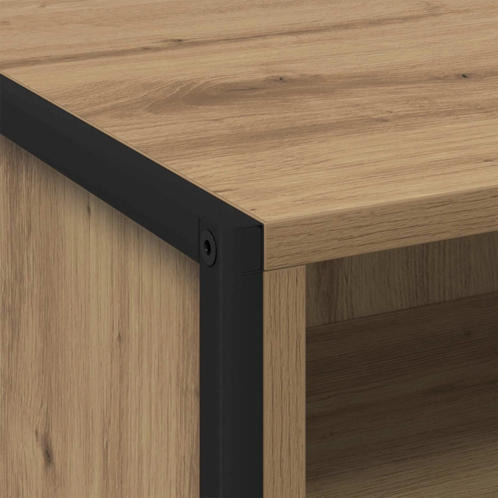 Comodino Rovere Artigianale 50 x 39,5 x 50 cm Legno multistrato 886676