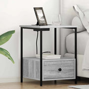 Armadio da Notte 2 pcs Grigio Sonoma 42 x 41 x 56 cm 859437