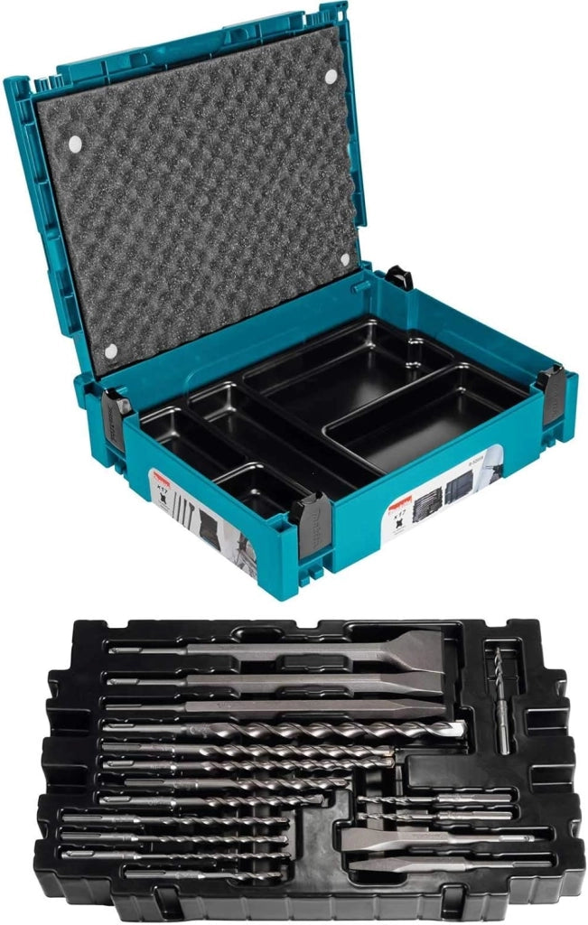 Makita B-52059 Set Makpac SDS-Plus, 17 pezzi