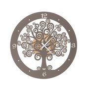 Orologio da parete particolare Albero della Vita piccolo Oro laccato e fango