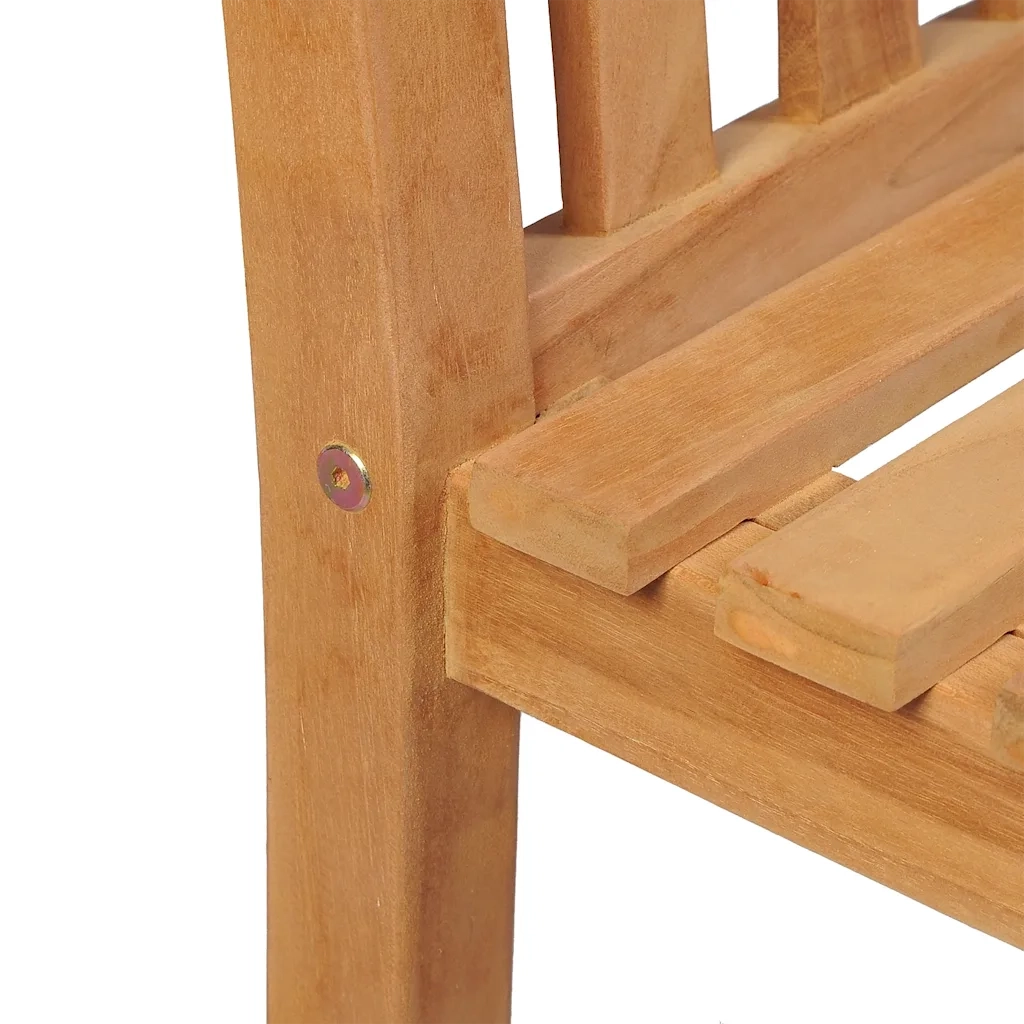 Set da Pranzo per Giardino 4 pz in Legno Massello di Teak 3157163