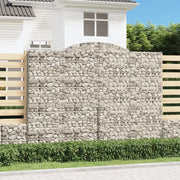 Cesti Gabbioni ad Arco 11 pz 300x50x220/240 cm Ferro Zincatocod mxl 100135