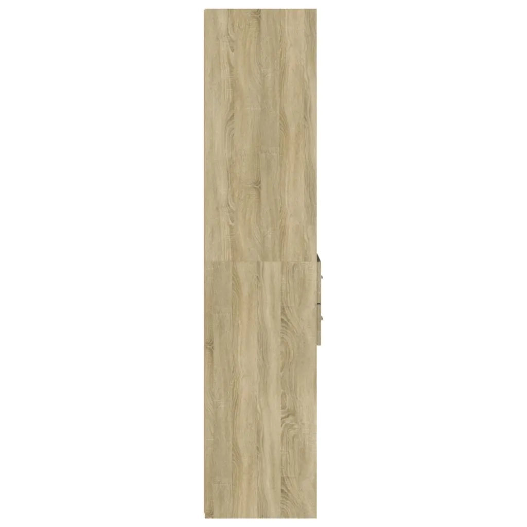 vidaXL Credenza Rovere Sonoma 40x42,5x185 cm in Legno Multistrato