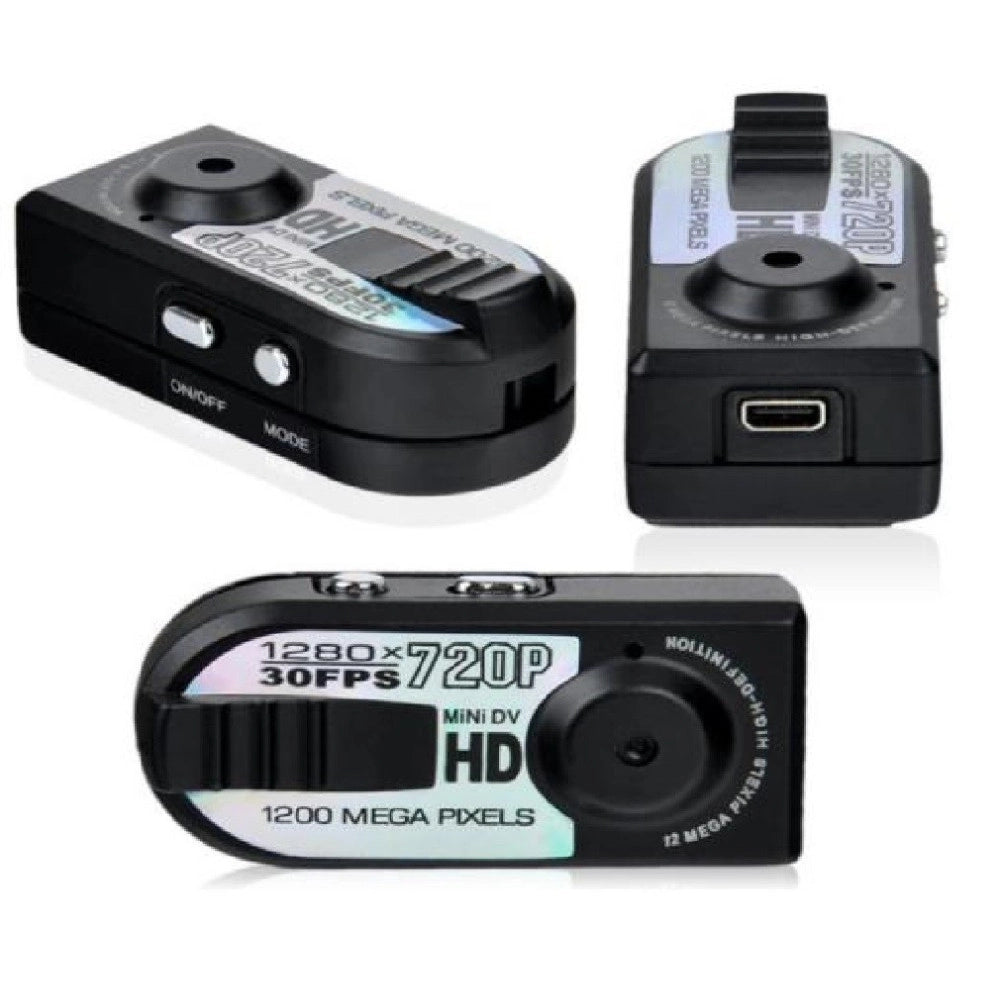Trade Shop - Mini Dv Videocamera Digitale Q5 720 X 480 12 Mpixel Microcamera Spia Video Spy -