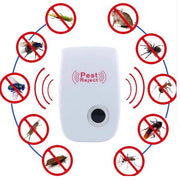 Pacco da 8 Ultrasuoni Repellente per Animali - Repellente per Topi - Repellente per Zanzare - Repellente per Mosche - Duraturo e Sicuro