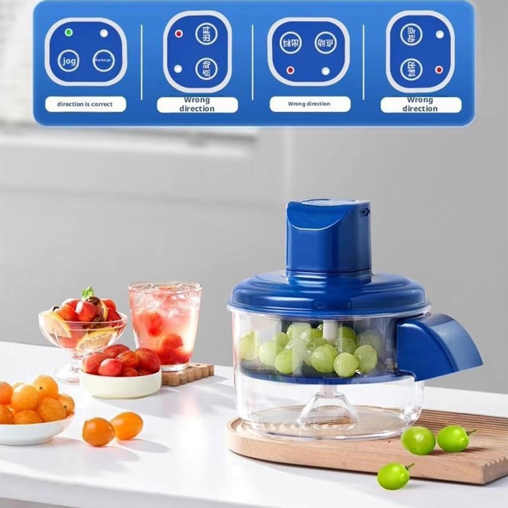 Trade Shop - Sbucciatrice Elettrica Automatica Ricaricabile Intelligente Per Frutta Verdure Uva Aglio -
