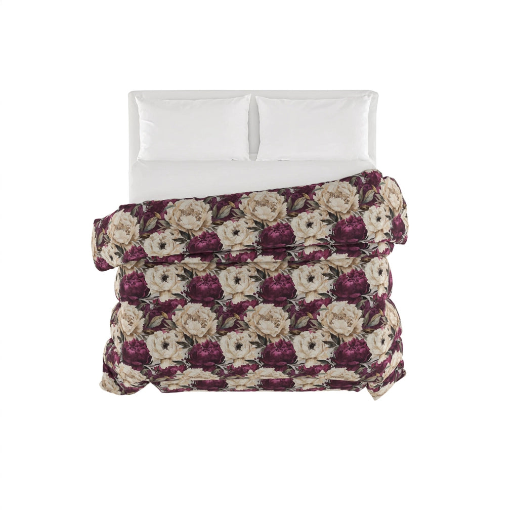 Trapunta Invernale Infinity Singolo 170x260 cm in Poliestere Peonies
