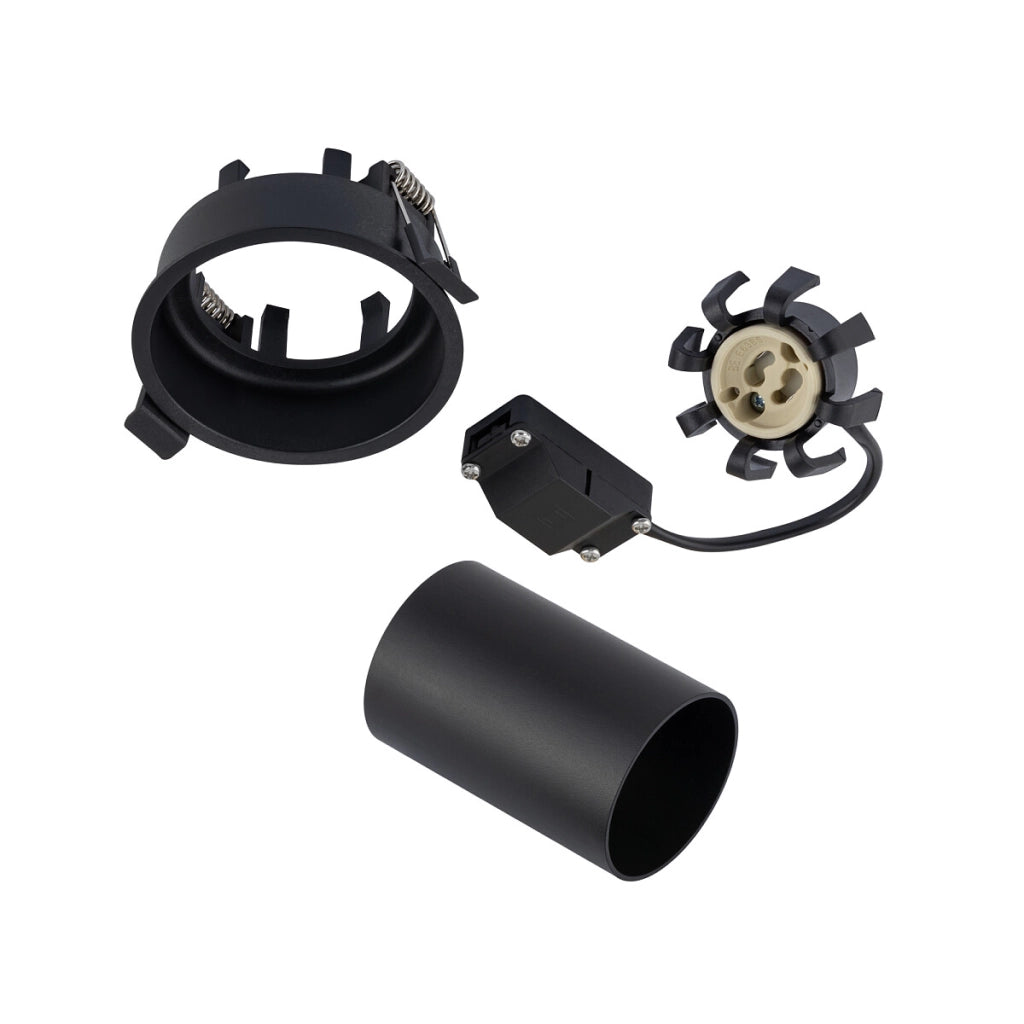Nowodvorski Mono Slide faretto incasso tondo nero GU10