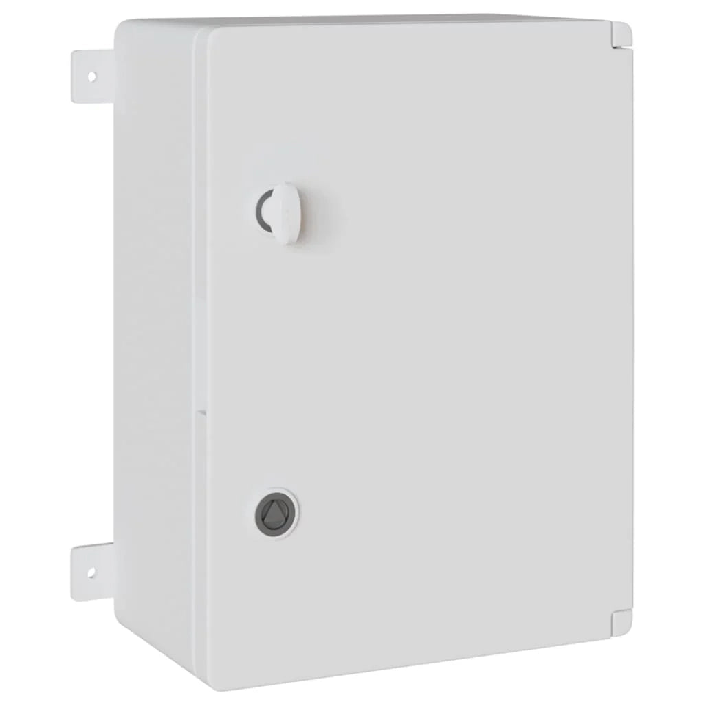 Armadio di controllo rettangolare moderno per officina 47 x 20 x 60 cm plastica grigia 02_0058197