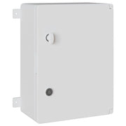Armadio di controllo rettangolare moderno per officina 47 x 20 x 60 cm plastica grigia 02_0058197