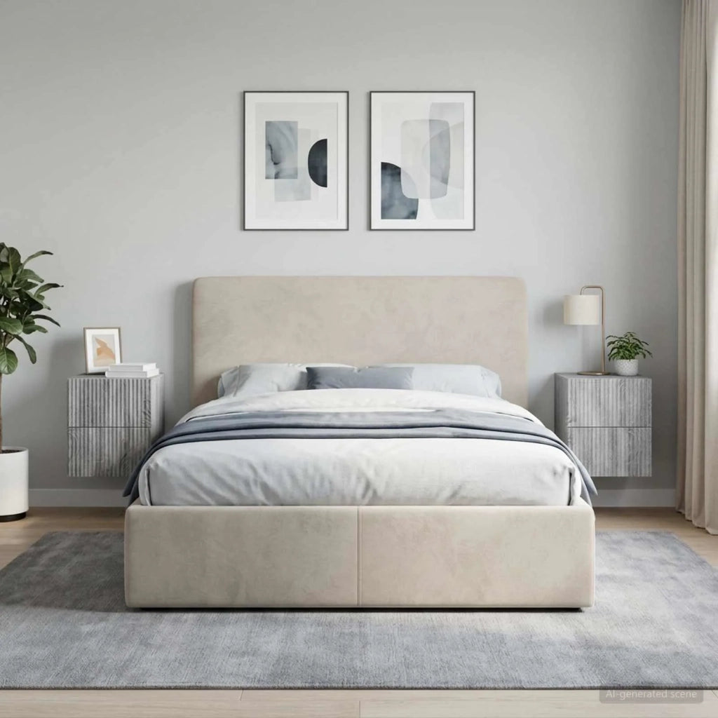Mobiletto da notte a muro 2 pcs Grigio Sonoma 33 x 34,5 x 40 cm 898478