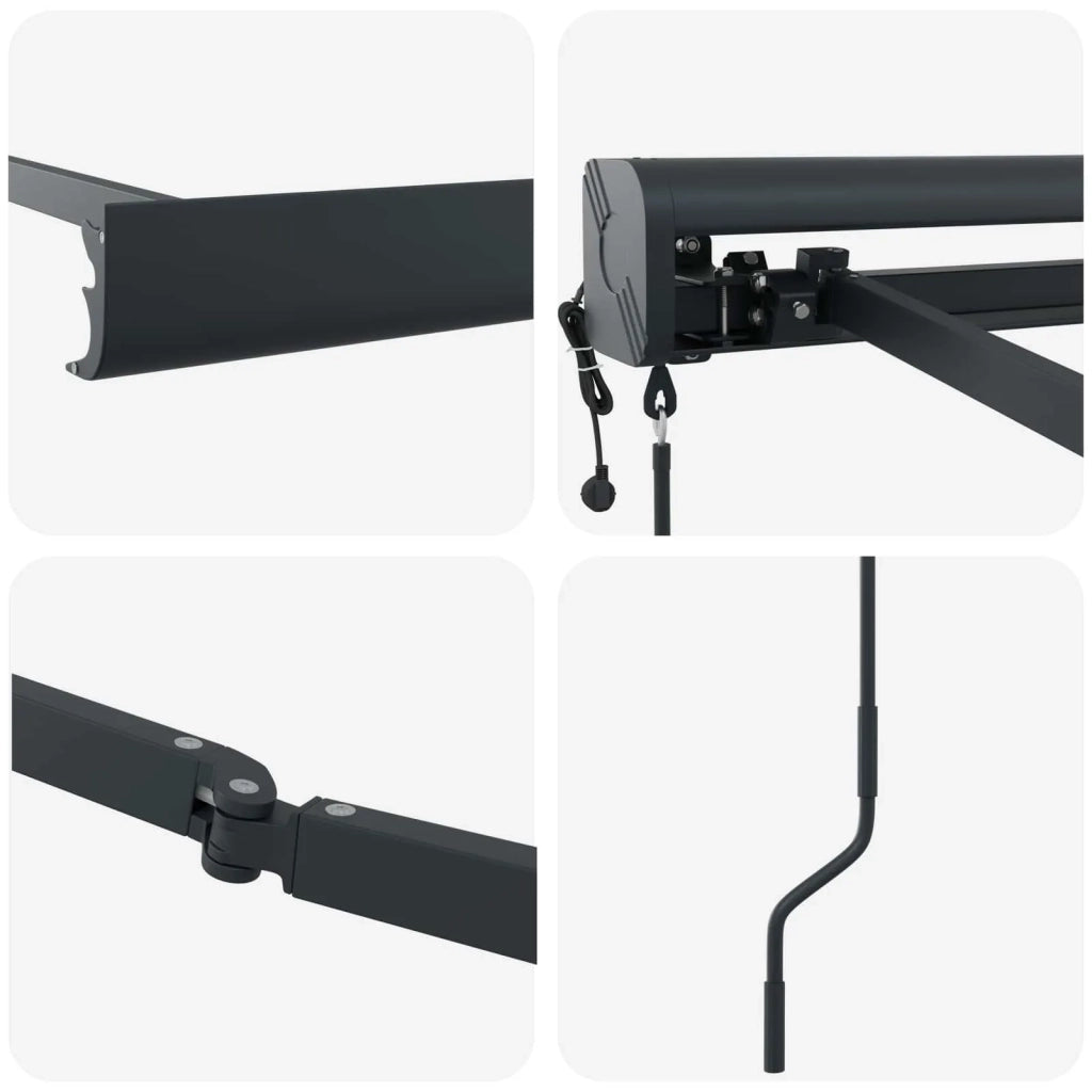 Struttura della tenda Antracite 450 × 300 cm Alluminio 145703