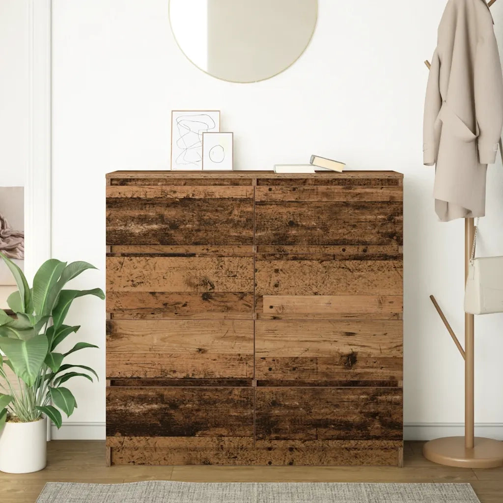 Credenza Legno Antico 100x35x99 cm in Legno Multistrato 3328496