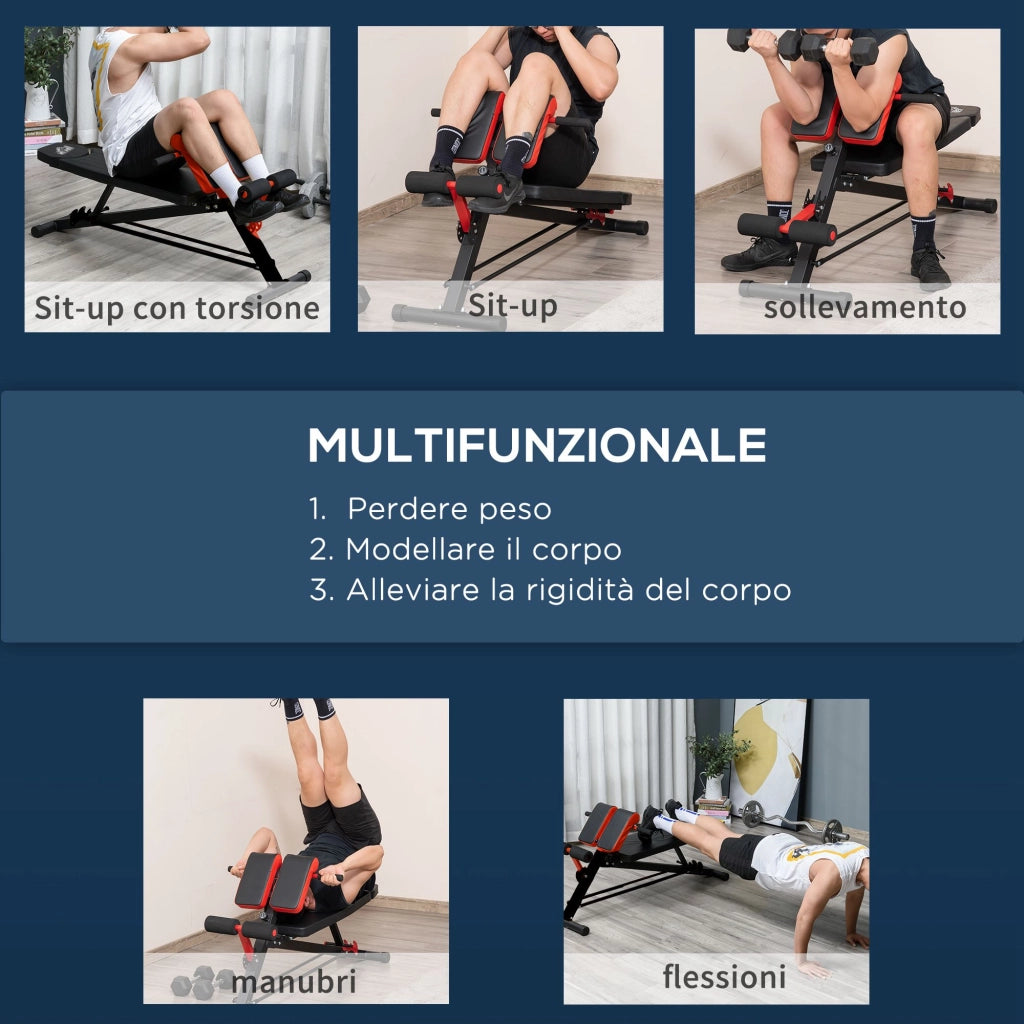 Panca Piana Multifunzione ¨C zephmum ¨C Nero