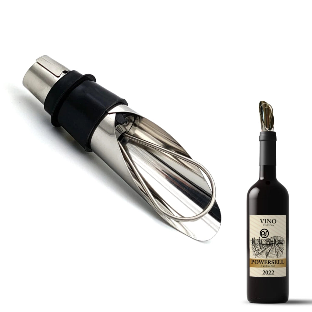 TAPPO PER BOTTIGLIE VERSA-VINO Confezione 2 pezzi - DE LUCA COLTELLERIE