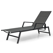 Chaise longue reclinabile 167-193 x 59 x 33-93 cm comfort ottimale 5 posizioni rattan moderno marrone 20_0020162