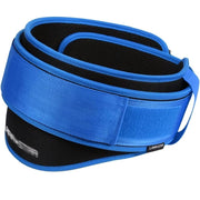 Trade Shop - Cintura Da Sollevamento Pesi A Doppio Strato Protettivo Sportivo Da Stacco Squat - Blu   M