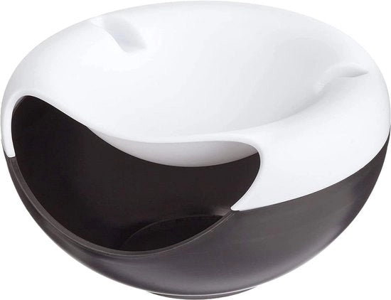 Porta snack per cellulare servizio per snack noci semi nero-bianco con porta