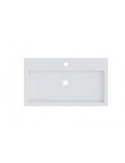 SPRING VOW RIHO lavabo 80x46x8 cm in marmo composito