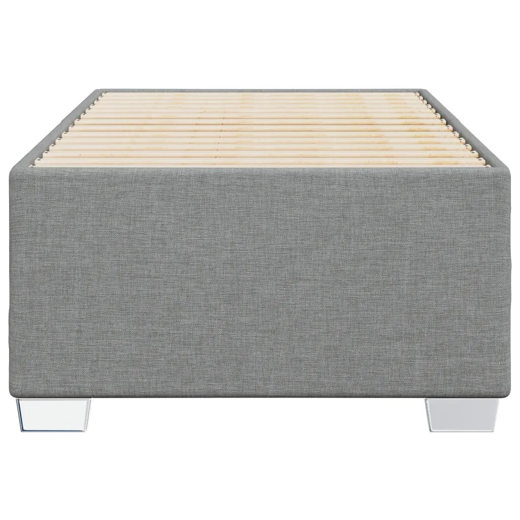Giroletto senza Materasso Grigio Chiaro 90x200 cm Tessuto 3284443