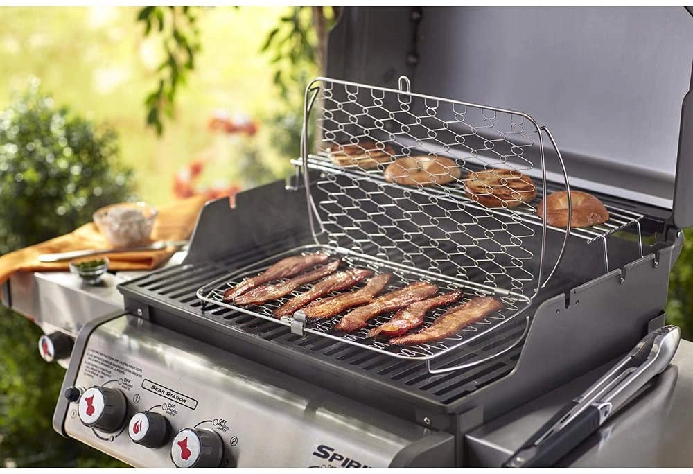 Graticola da Pesce Grande Barbecue Gas o Carbone Griglia Weber