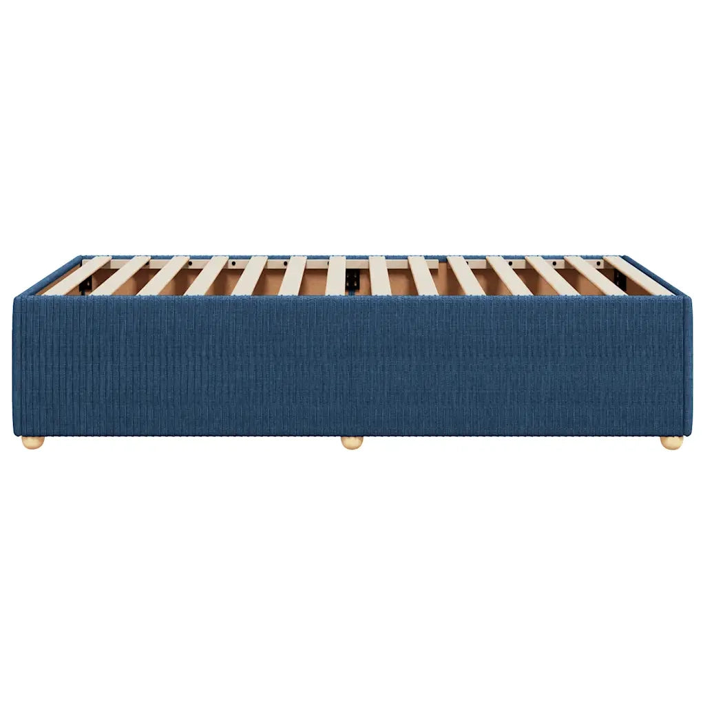 Giroletto senza Materasso-Struttura Letto Blu 90x190 cm in Tessuto 557015