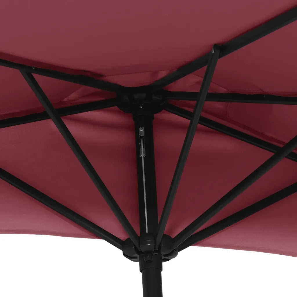 Ombrellone Balcone Palo in Alluminio BordÃ² 300x150x253cm a MetÃ  cod mxl 19192