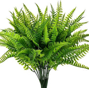 Set di Finte Piante da 6 - Fusti di Plastica Verde per Interno e Esterno