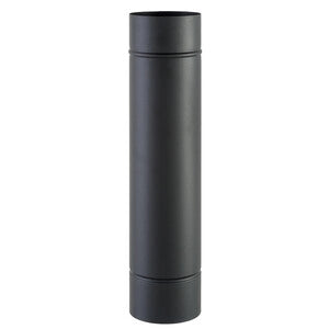 TUBO PORCELLANATO D 12 X H  50CM NERO OPACO CLASSIC- 12,0 pz