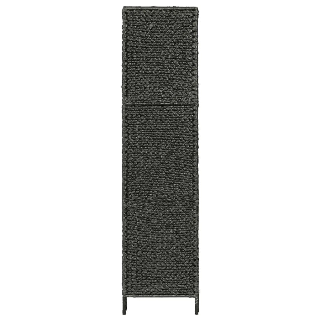 Paravento a 4 Pannelli Nero154x160 cm in Giacinto d'Acqua 247349