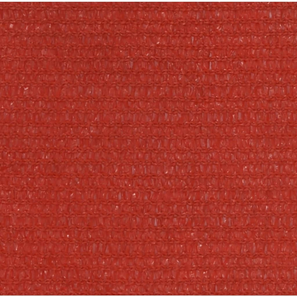 Vela ombreggiante/ombrellone 160 g/m² rosso 6 x 6 m HDPE 02_0009291