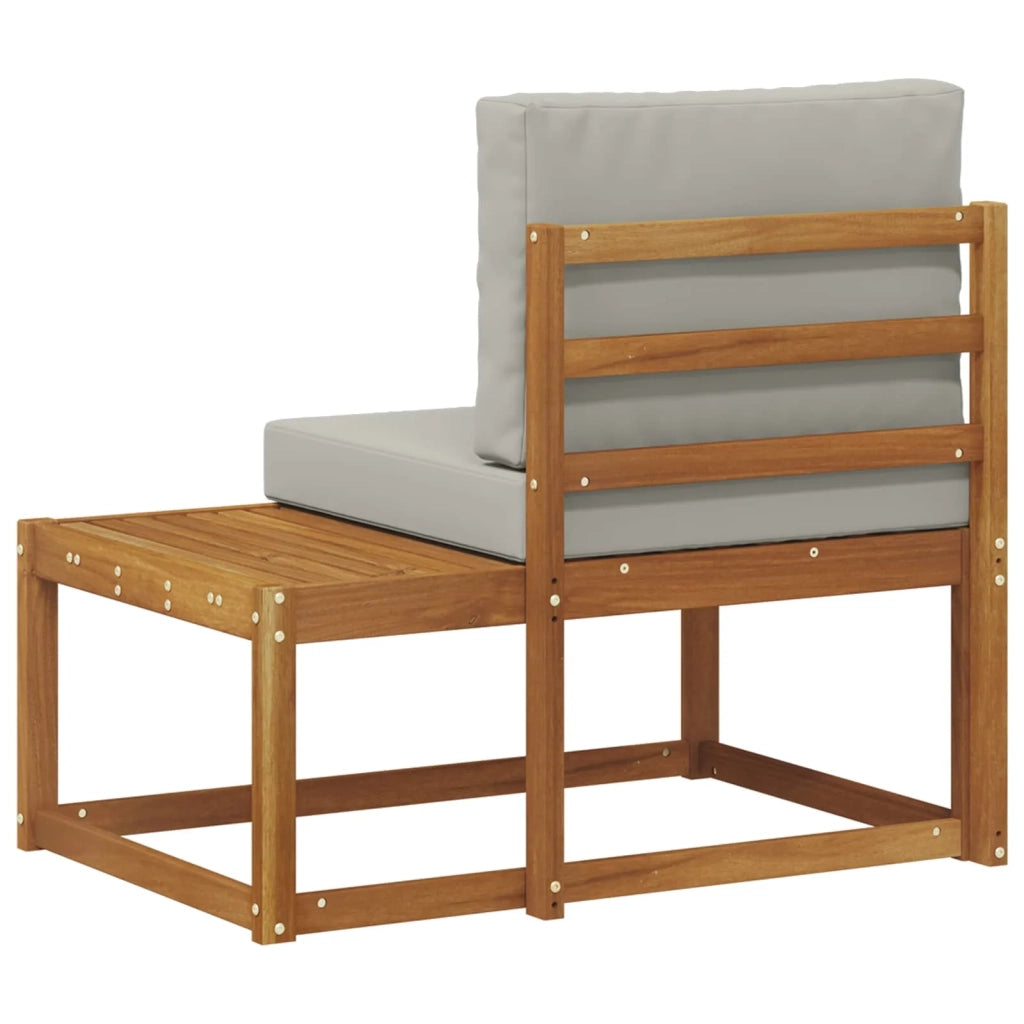 Divano da Esterno con cuscino-Divano da Giardino Naturale 91 x 63 x 73 cm 727431