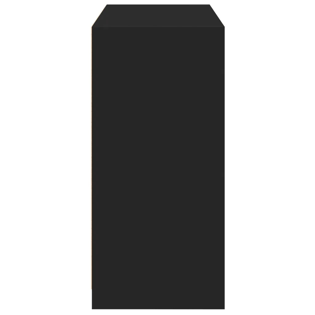 Armadio Nero 77x48x102 cm in Legno Multistrato