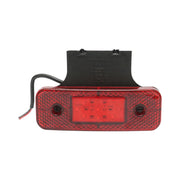 Luce di posizione laterale LED 12/24V rossa con supporto 115x40x15mm Breckner Germany
