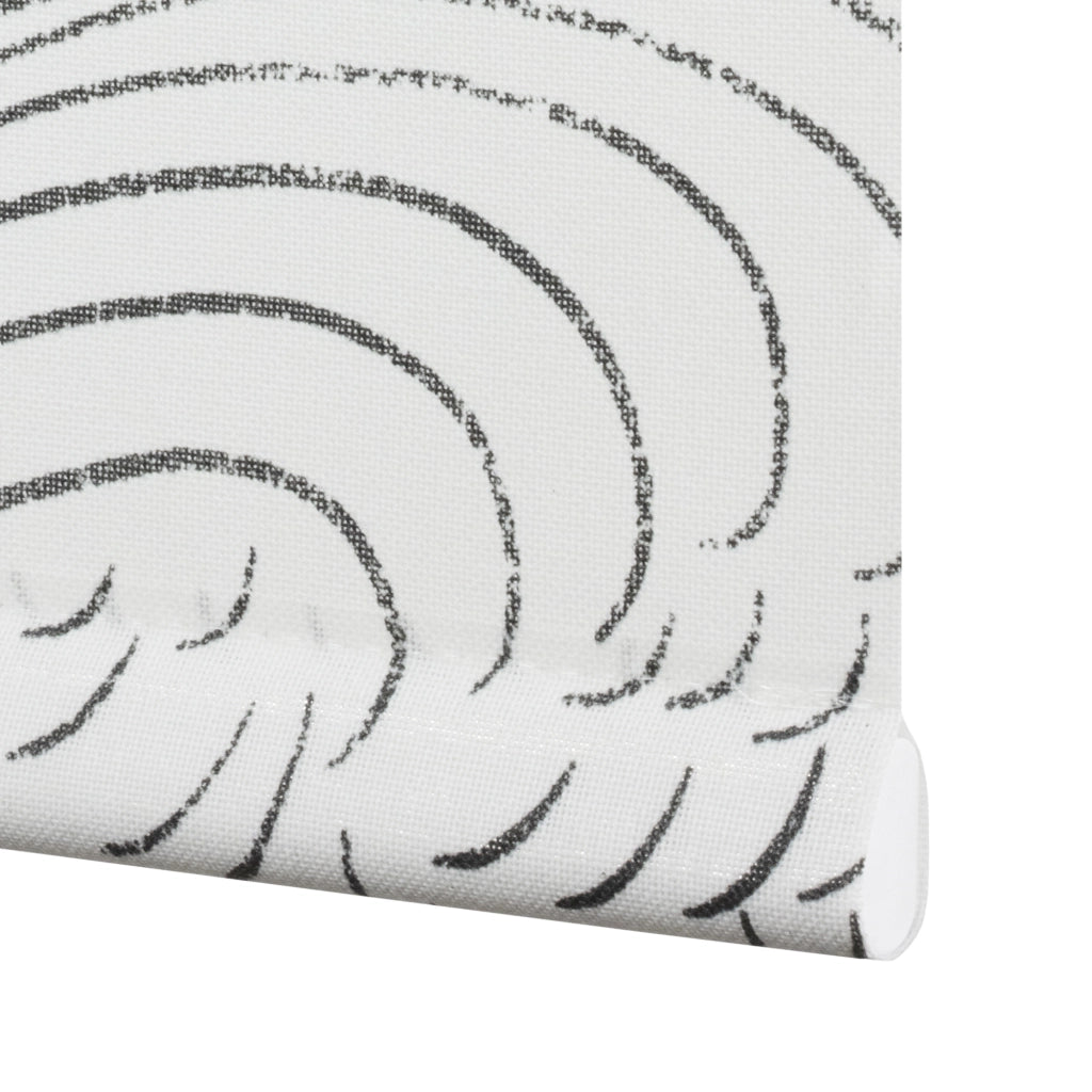 VIEWTEX Tenda a rullo Traslucida Waves Bianco 150 X 250cm - Made in Europe - 5 anni di garanzia