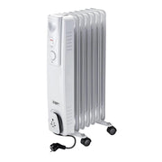 Elettro­radiatore ad olio kemper 1500w a 7 elementi per riscaldamento rapido