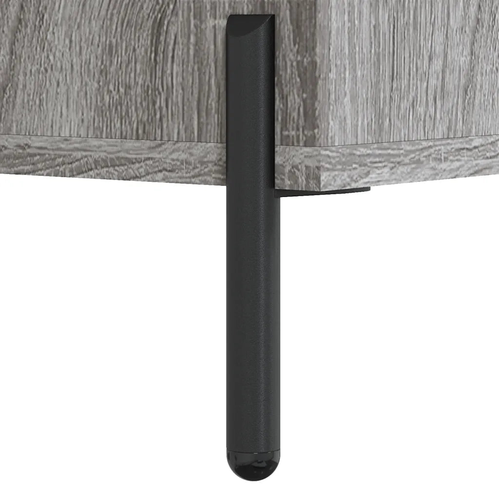 Comodini 2 pz Grigio Sonoma 40x40x50 cm in Legno Multistrato 827593