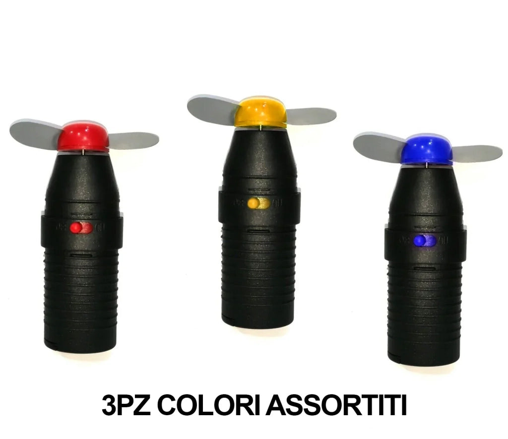 3 MINI VENTILATORI PORTATILI TASCABILE DA TASCA DA VIAGGIO ARIA ESTATE CALDO