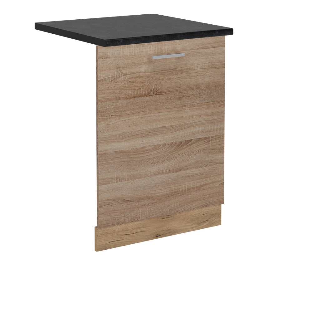 Pannello frontale della lavastoviglie R-Line Sonoma/Rovere dorato 60 cm, PL Antracite Vicco