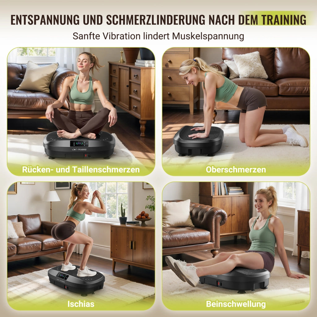 Pedana Vibrante 120 Velocit¨¤ ¨C Xylo ¨C 150kg Capacit¨¤ Allenamento Corpo