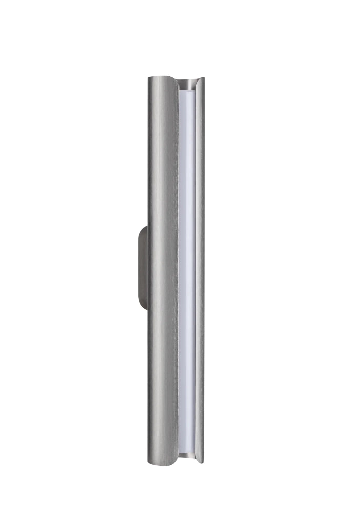 Lampada Da Parete Dorica 1 Luce Led Grigia 8.5W