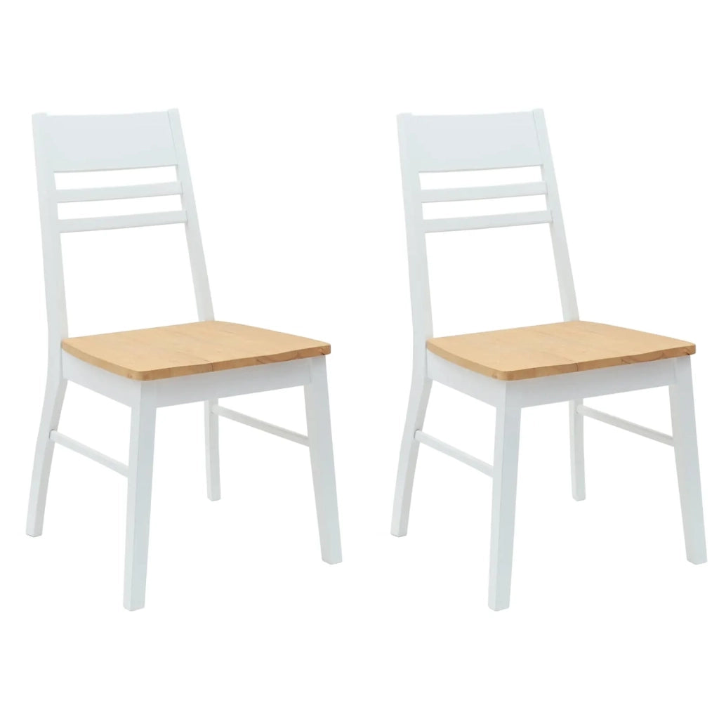 Sedie da pranzo 2 pcs Bianco 43 x 54 x 89 cm