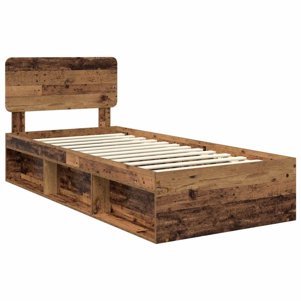 Struttura del letto Legno vecchio 90 x 190 cm Pino massello 3412139