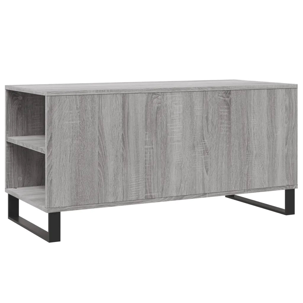 Tavolino salotto | Tavolino da caff¨¨ | Tavolino da Soggiorno Grigio Sonoma 102x44,5x50 cm Legno Multistrato