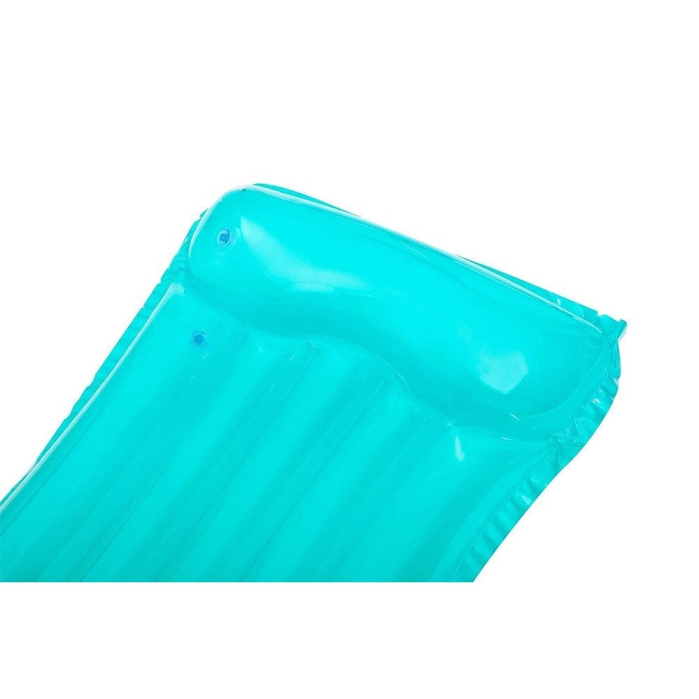 Trade Shop - Materassino Tinta Unita Trasparente Gonfiabile 183x76cm Piscina Mare 5 Tubi 44013 -