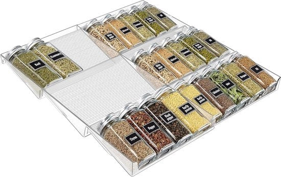 Kruidenrek perpendiculare per contenitore - 3 livelli - Per l'organizzazione dello spazio cucina