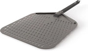 Scudetto per forno esterno - leggermente perforato - resistente alla ruggine - 30 cm - serie OO101UK