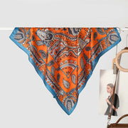 Nuova sciarpa da donna in seta stampata, stile coreano, sciarpa decorativa alla moda e versatile.